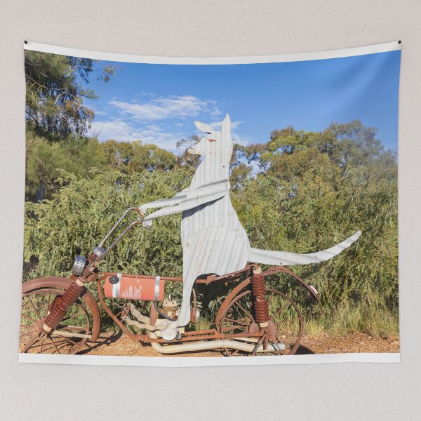 Item preview, Kangaroo riding Bicycle designed and sold by Martin Berry Photography.