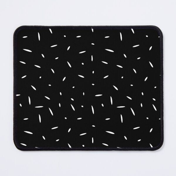 Item preview, Inverted black and white thin leaves pattern designed and sold by Nanalamm.