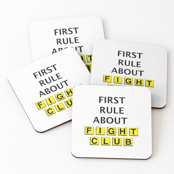 Item preview, FIRST RULE ABOUT FIGHT CLUB designed and sold by valaforzero.