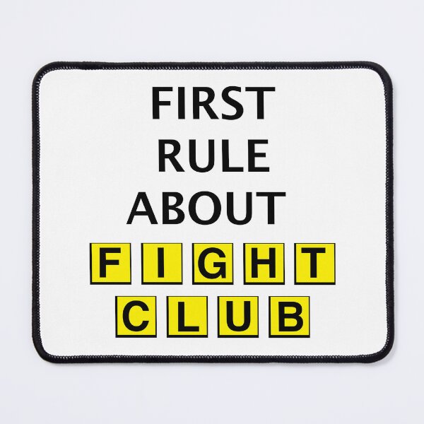 Item preview, FIRST RULE ABOUT FIGHT CLUB designed and sold by valaforzero.