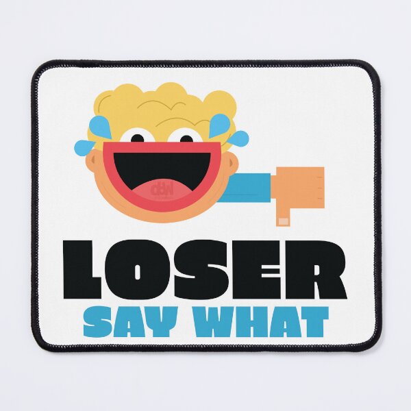 Item preview, Loser Say What Funny Meme LOL Thumbs Down Laughing Smiley Face Artwork Icon designed and sold by doseofwin.