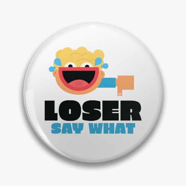Item preview, Loser Say What Funny Meme LOL Thumbs Down Laughing Smiley Face Artwork Icon designed and sold by doseofwin.