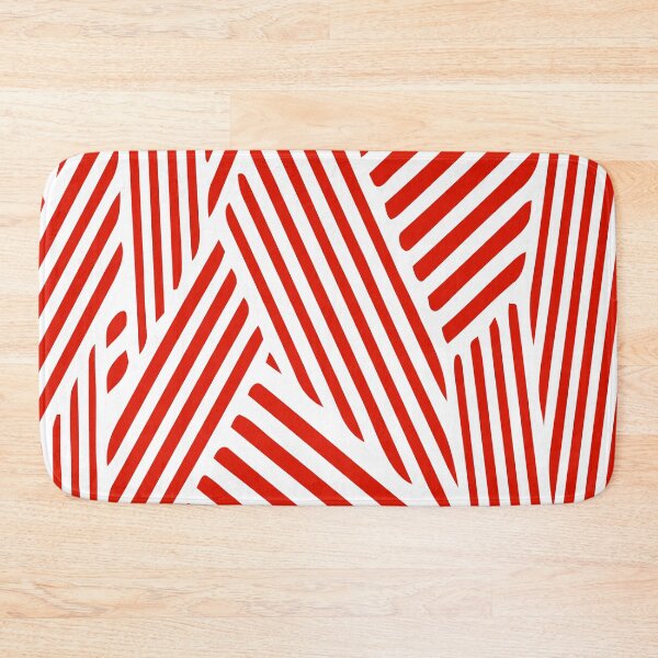 Item preview, Abstract Asymmetric Design Pattern in Bright Red designed and sold by hedru.