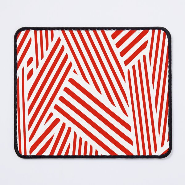 Item preview, Abstract Asymmetric Design Pattern in Bright Red designed and sold by hedru.