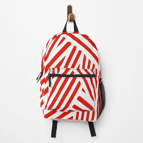 Item preview, Abstract Asymmetric Design Pattern in Bright Red designed and sold by hedru.