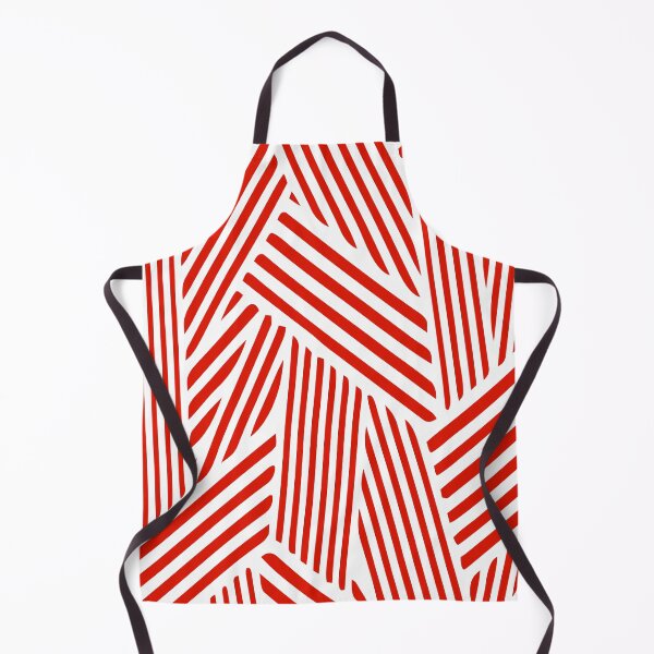 Item preview, Abstract Asymmetric Design Pattern in Bright Red designed and sold by hedru.