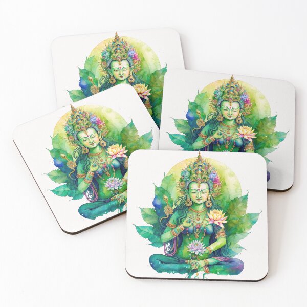 Item preview, Green Tara Meditating designed and sold by miamakescolors.
