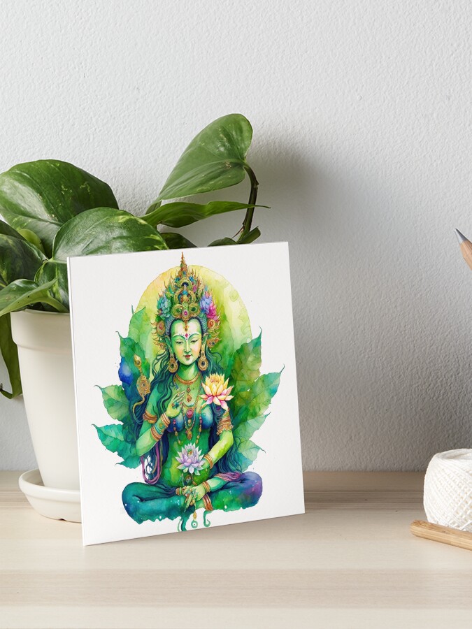 Green Tara Meditating Green Tara Meditating