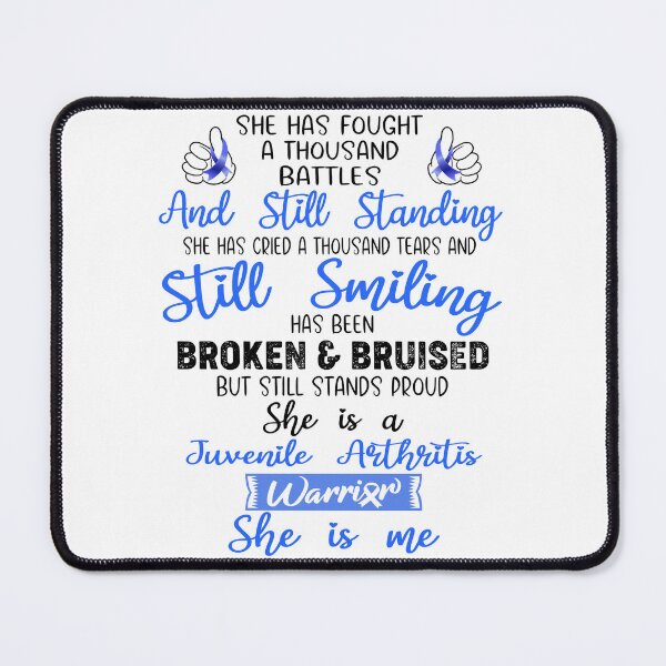 Item preview, Juvenile Arthritis Warrior SHE IS ME - Support Juvenile Arthritis Fighter Gifts designed and sold by Berriosly.