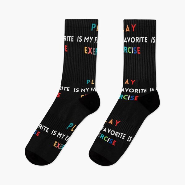 Item preview, Play Is My Favorite Exercise designed and sold by mystylecorner.