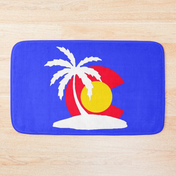 Item preview, Colorado Flag Florida Palm Tree Sunset designed and sold by Dude Stuff.