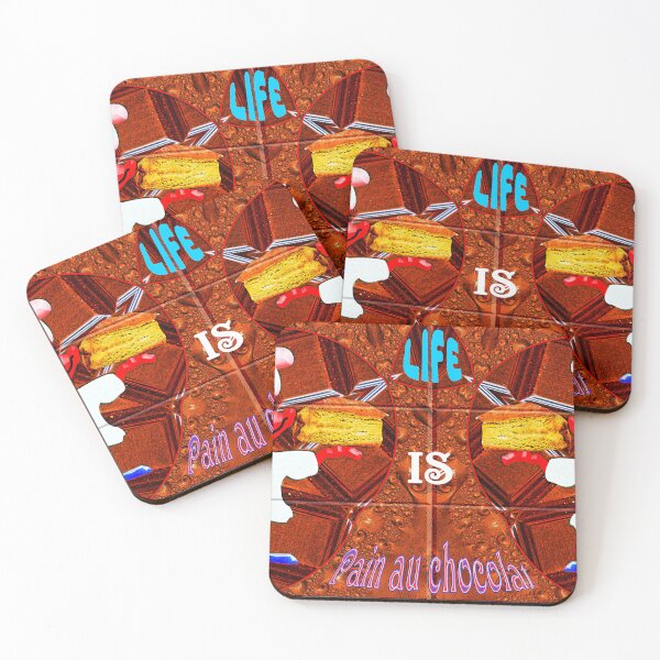Item preview, *LIFE IS A COMIC COMEDY PLAYED IN A THEATER HAUNTED BY PAIN AU CHOCOLAT* designed and sold by Ralek.