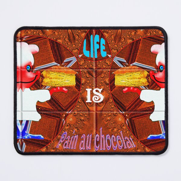 Item preview, *LIFE IS A COMIC COMEDY PLAYED IN A THEATER HAUNTED BY PAIN AU CHOCOLAT* designed and sold by Ralek.