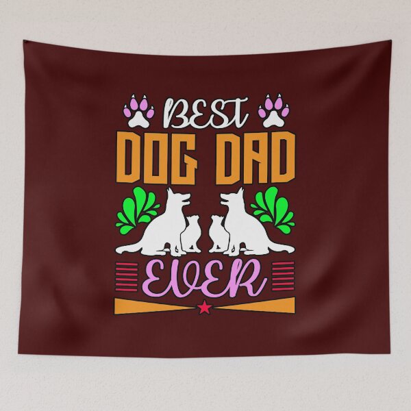 Item preview, Now Best Dog Dad Ever Here designed and sold by TargetBox.