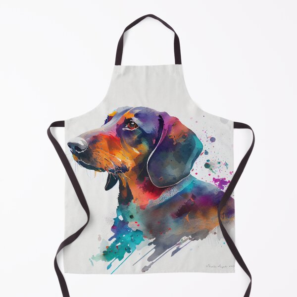 Item preview, Teckel Watercolor Portrait designed and sold by Mitch-Angelo.
