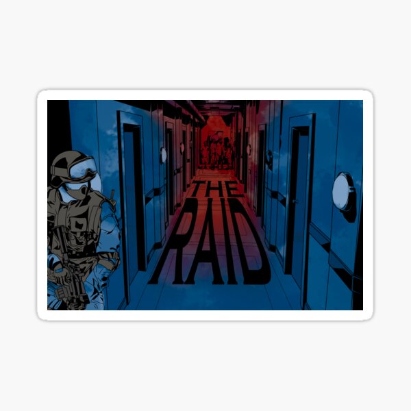 THE RAID movie Sticker