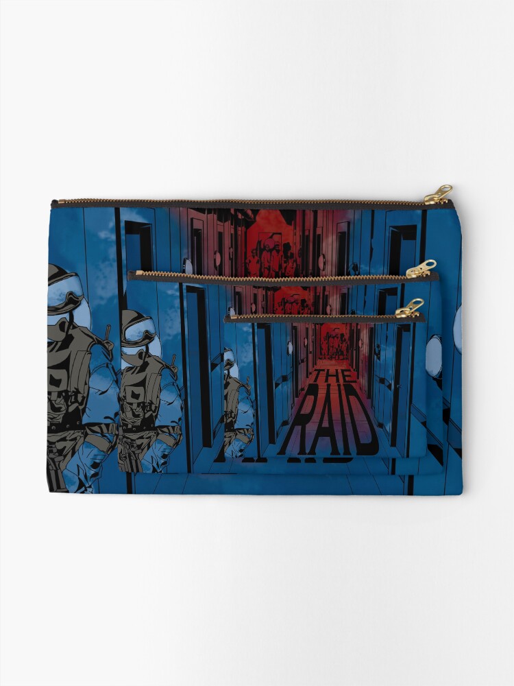 Thumbnail 2 of 4, Zipper Pouch, THE RAID movie designed and sold by TannerLail.