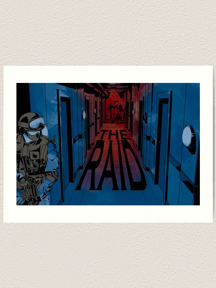 Thumbnail 2 of 3, Art Print, THE RAID movie designed and sold by TannerLail.
