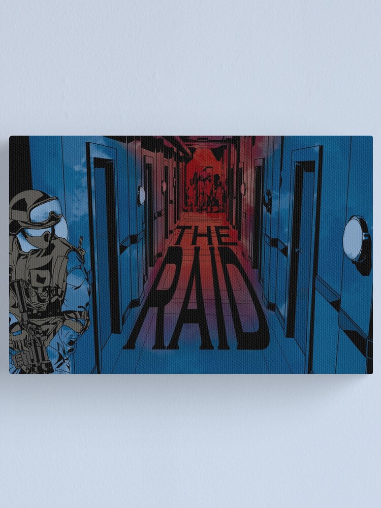Thumbnail 2 of 3, Canvas Print, THE RAID movie designed and sold by TannerLail.