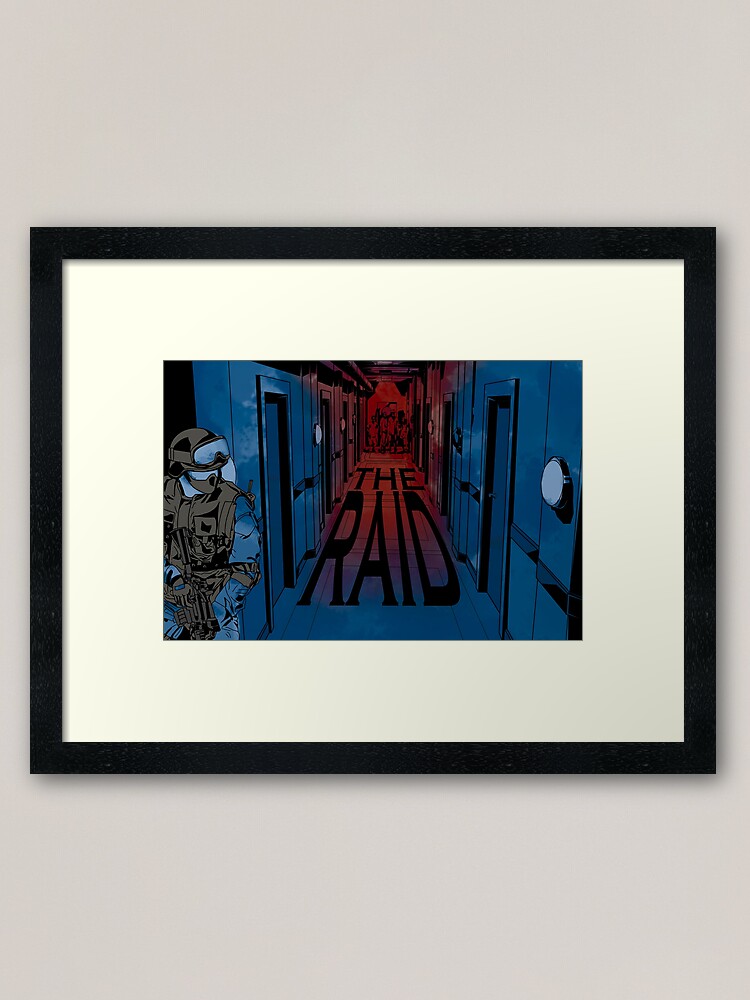 Thumbnail 2 of 7, Framed Art Print, THE RAID movie designed and sold by TannerLail.
