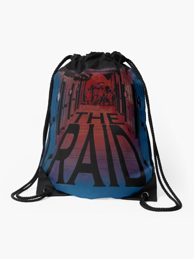Thumbnail 1 of 3, Drawstring Bag, THE RAID movie designed and sold by TannerLail.
