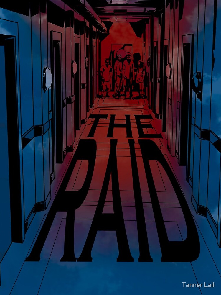 Thumbnail 3 of 3, Drawstring Bag, THE RAID movie designed and sold by TannerLail.