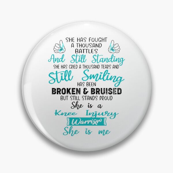 Item preview, Knee Injury Warrior SHE IS ME - Support Knee Injury Fighter Gifts designed and sold by Berriosly.