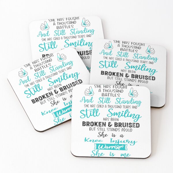 Item preview, Knee Injury Warrior SHE IS ME - Support Knee Injury Fighter Gifts designed and sold by Berriosly.