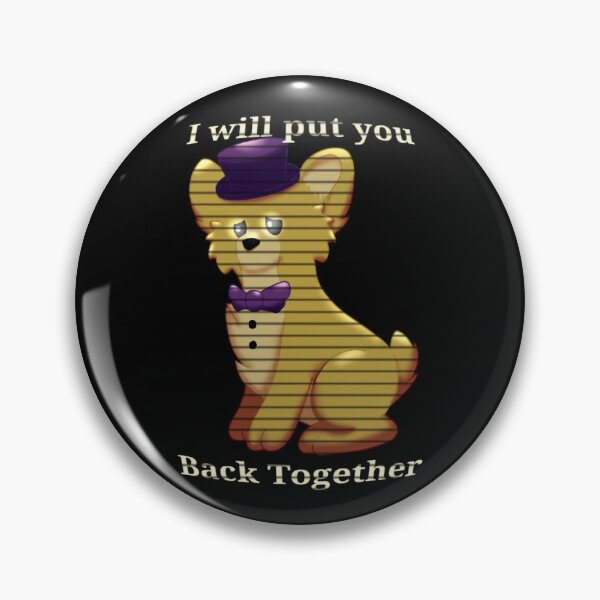 Item preview, FredBear Plush FNaF 4 Pin designed and sold by NinjaChickenXD.