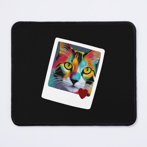 Item preview, Pink Blue Black Calico Cat Pop Art Funny Happy Witty Joke Sarcastic Spiritual Animal Birthday Gift designed and sold by EpsilonEridani.