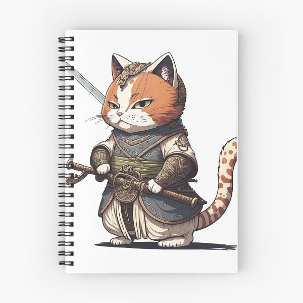 Artikelvorschau, Samurai-Katze entworfen und verkauft von ModRed.