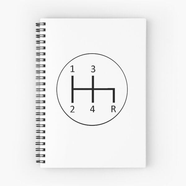 Item preview, Vintage 4 Speed H Pattern Shift Pattern (White) designed and sold by ashlee <3.