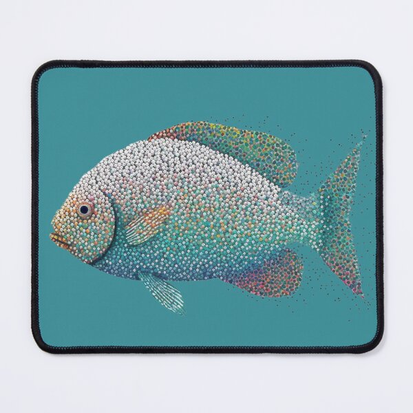 Item preview, Fish Pointillist Design Art (Ocean Animal Creation) designed and sold by blaizedesigns.
