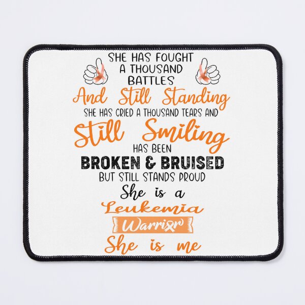Item preview, Leukemia Warrior SHE IS ME - Support Leukemia Fighter Gifts designed and sold by Berriosly.