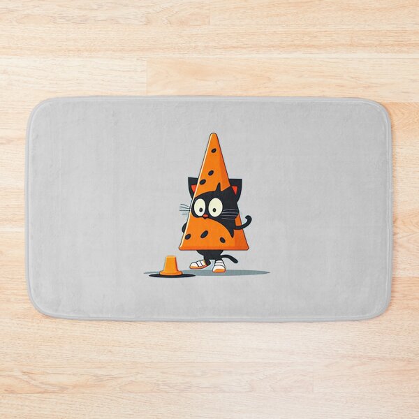 Item preview, Traffic Cone Cat (Cartoon Art) designed and sold by The-Fox-Hole.