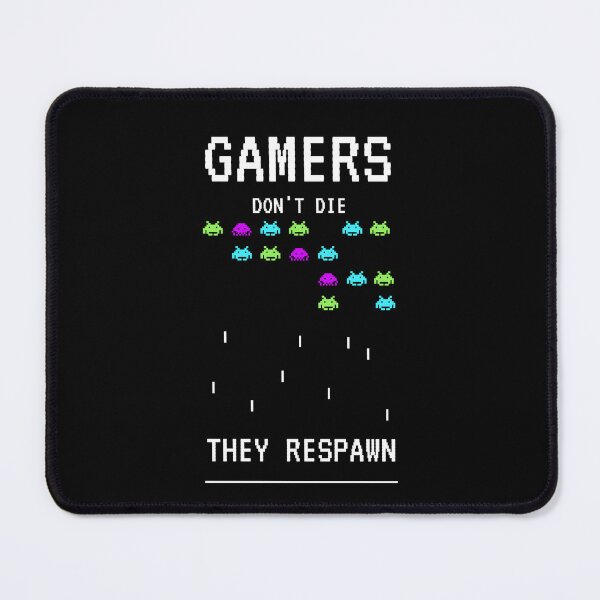 Item preview,  Gaming Slogans - Gamers Dont Die They Respawn - Funny Gamer Novelty Designs designed and sold by ImagesDesigns.