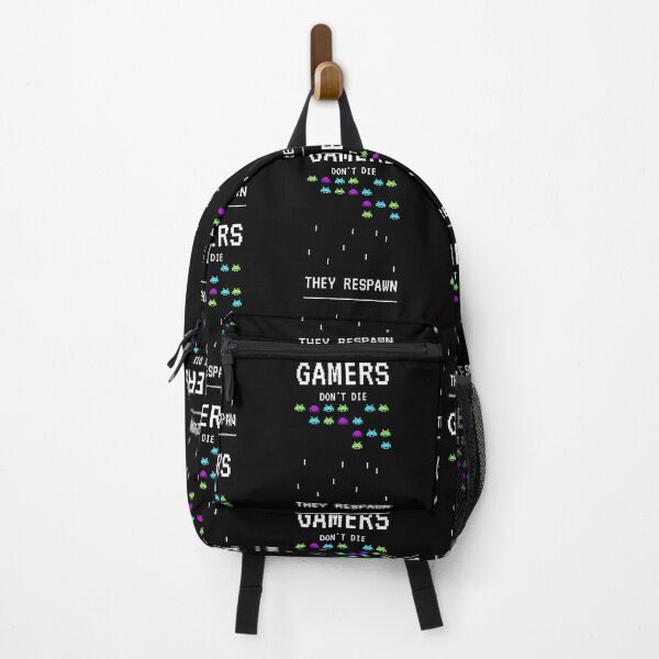 Item preview, Gaming Slogans - Gamers Dont Die They Respawn - Funny Gamer Novelty Designs designed and sold by ImagesDesigns.