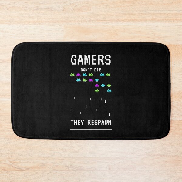 Item preview,  Gaming Slogans - Gamers Dont Die They Respawn - Funny Gamer Novelty Designs designed and sold by ImagesDesigns.