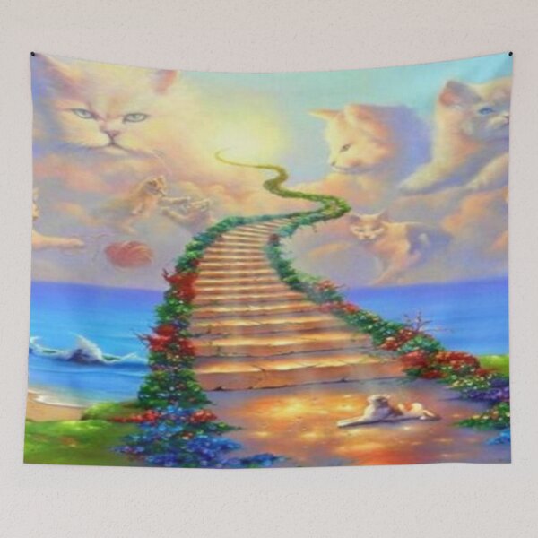 Item preview, All Cats Go to Heaven designed and sold by Rowena Jones.