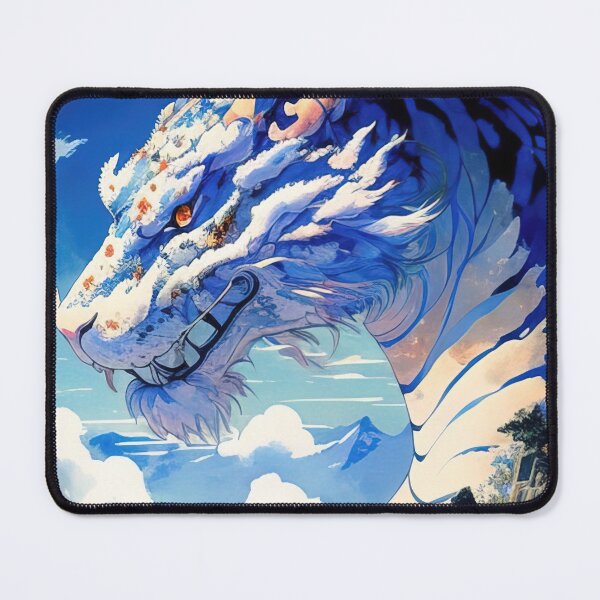 Artikelvorschau, Wasserfarbener Anime-Donghua-Tigerdrache in Wolken entworfen und verkauft von RK - Shop.