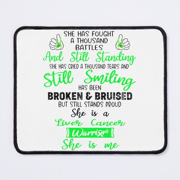 Item preview, Liver Cancer Warrior SHE IS ME - Support Liver Cancer Fighter Gifts designed and sold by Berriosly.