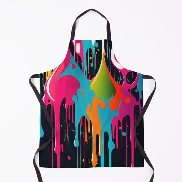 Item preview, Colorful dripping splatters of vibrant paint designed and sold by RK - Shop.