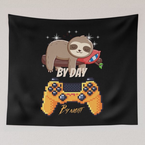 Item preview, Sleeping By Day Gaming By Night designed and sold by M&D ⭐⭐⭐⭐⭐.