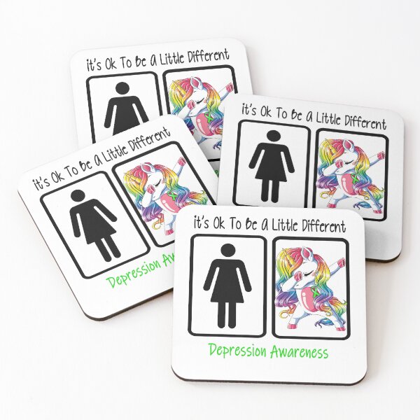 Item preview, Depression Awareness - It is Ok To Be A Little Different designed and sold by RekaJoJo.