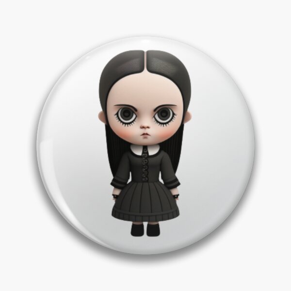 Item preview, Wednesday Addams Cartoon Sticker designed and sold by L-Media.