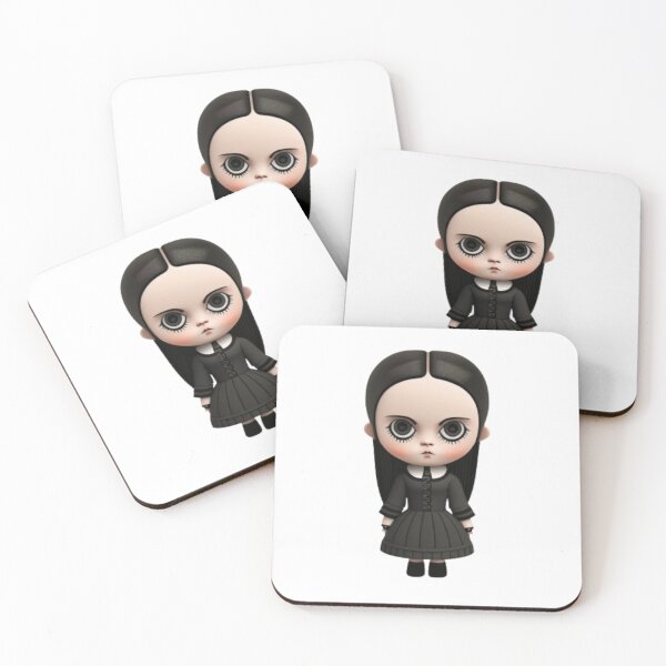 Item preview, Wednesday Addams Cartoon Sticker designed and sold by L-Media.