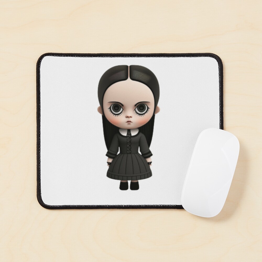 Funda y vinilo para iPad for Sale con la obra «Dibujos animados de miércoles  Addams Pegatina» de L-Media | Redbubble