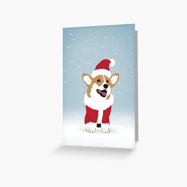 Item preview, Santa Corgi designed and sold by lacorgi.