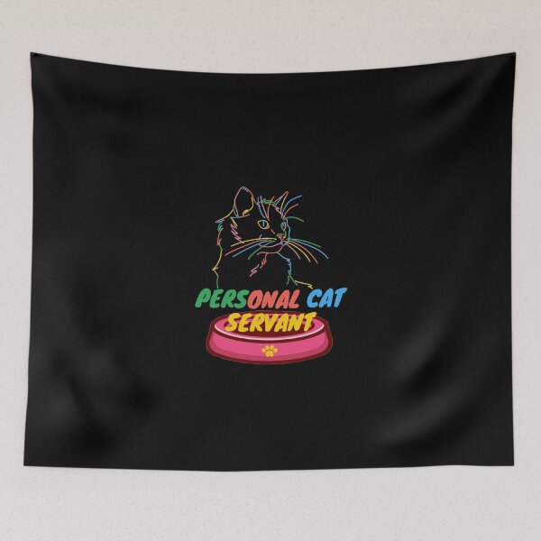Item preview, Personal Cat Servant Funny Black Cat Lover Gift Men wome| Perfect designed and sold by thorfinnshop.