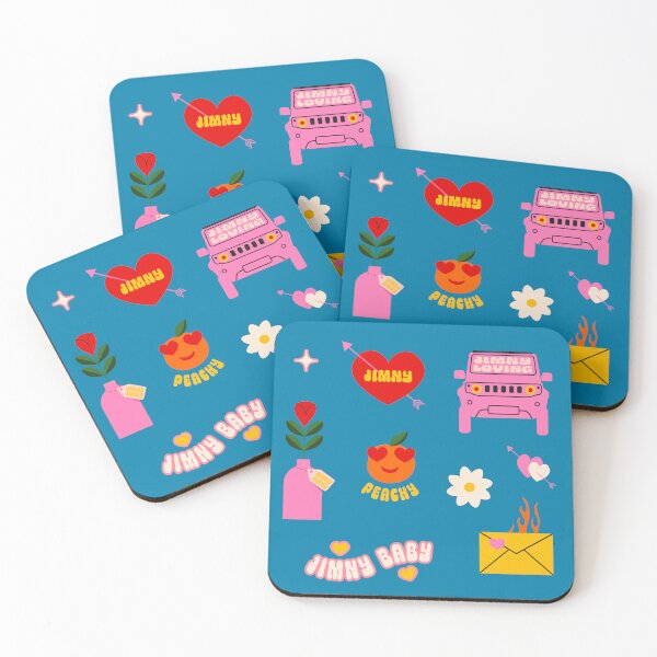 Item preview, Valentine's Jimny Pattern in Blue | Mini Stickers designed and sold by stoicjimny.